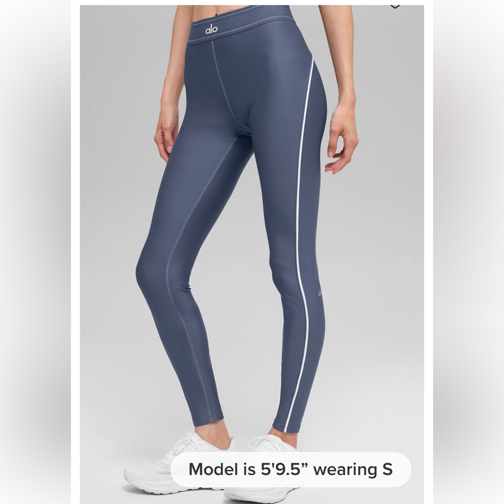 ALO Yoga Airlift High-Waist Suit
Up Legging - Bluestone/White-XS-NWT - Picture 4 of 9